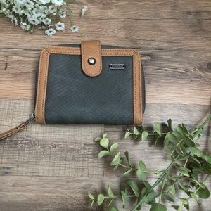 Gray and Brown Wallet